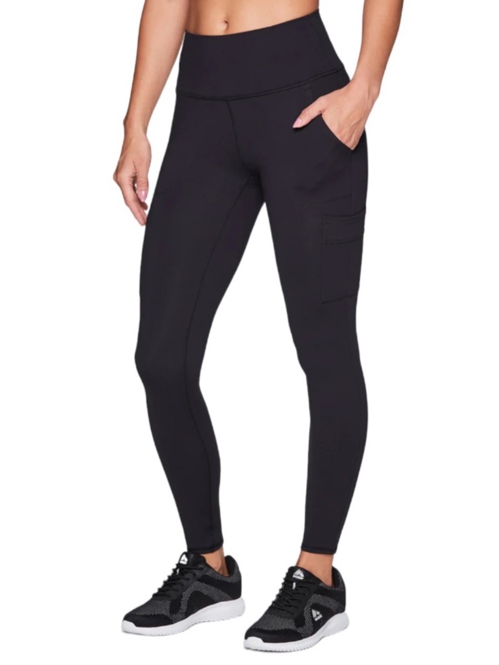 Avalanche Women’s Woodburn Ultra Hold Black Outdoor Cargo Leggings EUC